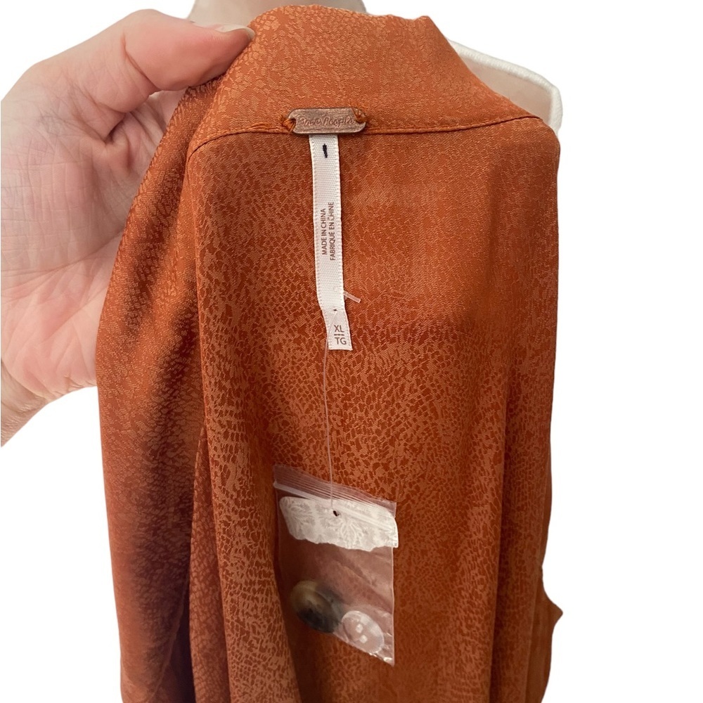 NWT FREE PEOPLE Cinnaber Lightweight Simone Mini Dress Size XL - Picture 8 of 11